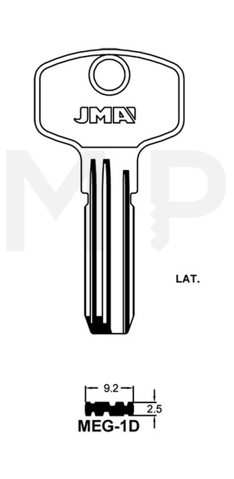 JMA MEG-1D Specijalan ključ