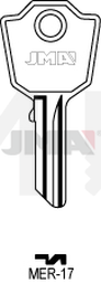 JMA MER-17 Cilindričan ključ (Silca MER4 / Errebi MRP5)