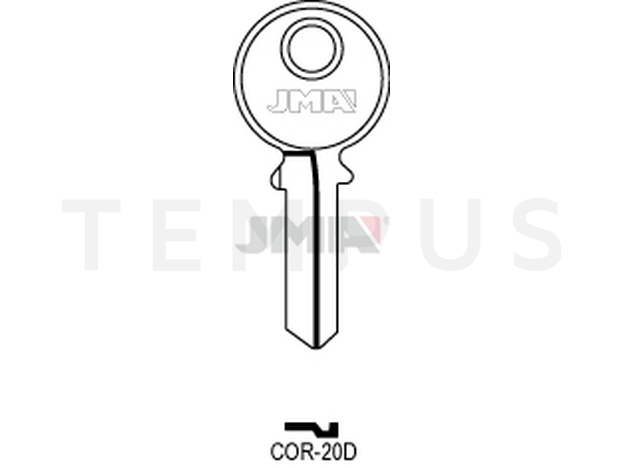 COR-20D Cilindričan ključ