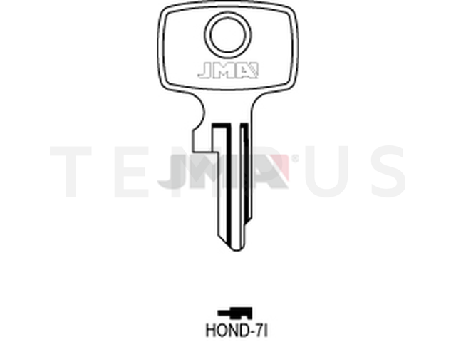 HOND-7I (Silca HON5R / Errebi HD4R) 13204