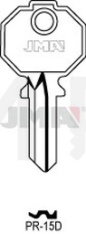 JMA PR-15D Cilindričan ključ (Silca PF070 / Errebi P4PD)