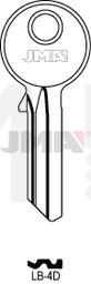 JMA LB-4D Cilindričan ključ (Silca YT16 / Errebi LOB4)