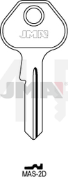 JMA MAS-2D Cilindričan ključ (Silca MS17 / Errebi M16)
