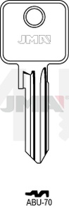 JMA ABU-70 Cilindričan ključ (Silca AB72R / Errebi AU69R)