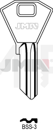 JMA BSS-3 Cilindričan ključ (Silca BS6R / Errebi BN9R)