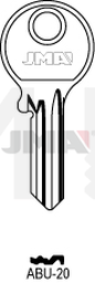 JMA ABU-20 Cilindričan ključ (Silca AB52  / Errebi AU58R )