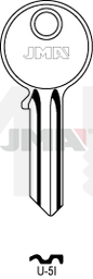 JMA U-5I Cilindričan ključ (Silca UL051 / Errebi U5S)