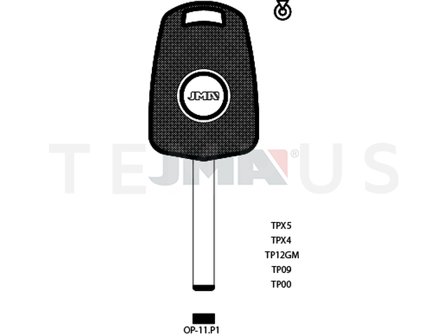 TP00OP-11.P1 (Silca HU100TE/ Errebi T00HF66PB) 13907