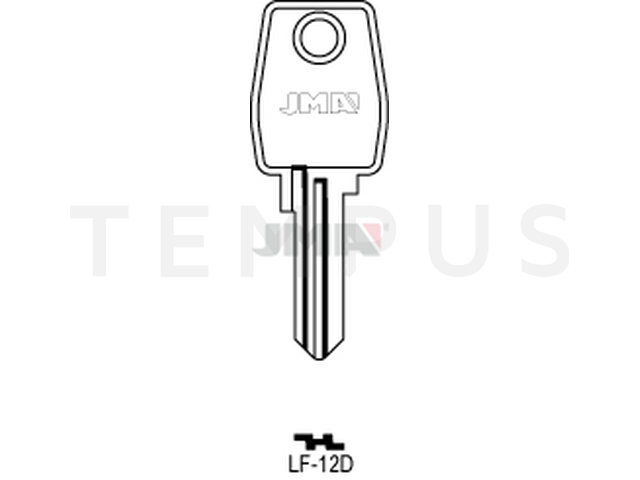 LF-12D Cilindričan ključ (Silca LF16 / Errebi LF18R) 13372