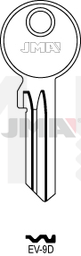 JMA EV-9D Cilindričan ključ (Silca EV69X / Errebi EV19)