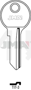 JMA TIT-3 Cilindričan ključ (Silca TN1 / Errebi TT5V)