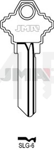 JMA SLG-6 Cilindričan ključ (Silca SH4 / Errebi SH6, SH6L)