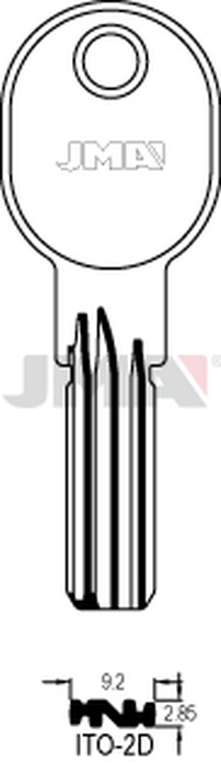 JMA ITO-2D Specijalan ključ (Silca IO1 / Errebi ITO2)