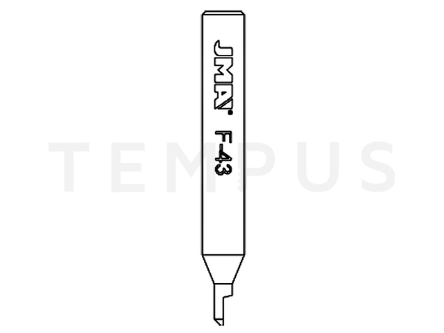 PALPADOR P43 - vođica za kaba 45x6 11926