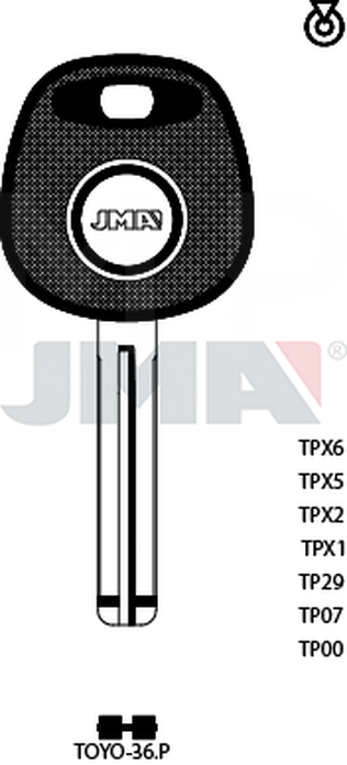 JMA TP00TOYO-36.P (Silca TOY48BTE)