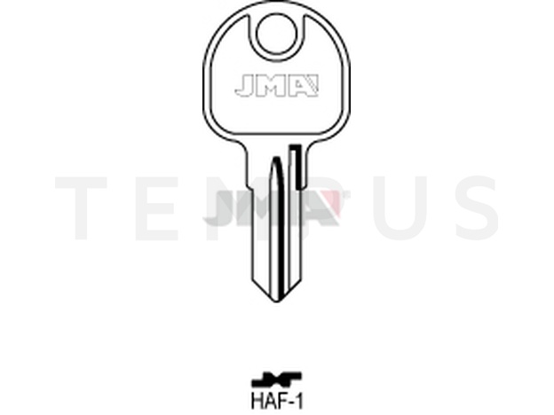 HAF-1 Cilindričan ključ (Silca HF74 / Errebi HAF1)