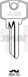 JMA BSS-1D Cilindričan ključ (Silca BS2 / Errebi BN5D)