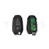 EL PEUGEOT 13 A - Peugeot AES handsfree smart daljinac 3 tastera - GEPEK, aftermarket, A3M15 A3M05 A3M65, Hitag AES 433MHz CIT-1 / VA2 21288