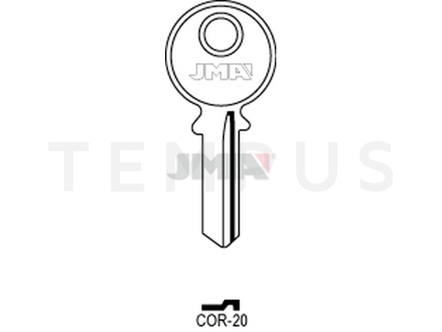 COR-20 Cilindričan ključ 12764