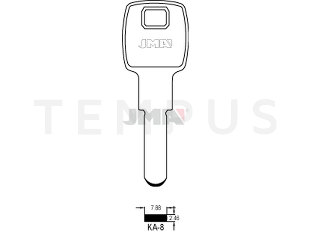 KA-8 Specijalan ključ (Silca KA7 / Errebi KB2N) 13297