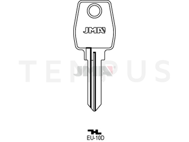 EU-10D Cilindričan ključ (Silca EU11R / Errebi EL6R)
