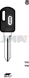 JMA TP00GM-43.P (Silca B103-PT / Errebi T00GM38P)