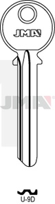 JMA U-9D Cilindričan ključ (Silca UL046 / Errebi U8D)