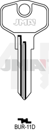 JMA BUR-11D Cilindričan ključ (Silca BUR32 / Errebi BG35R)