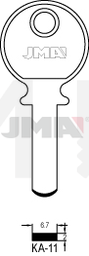 JMA KA-11 Specijalan ključ (Silca KA4 / Errebi KB3N)
