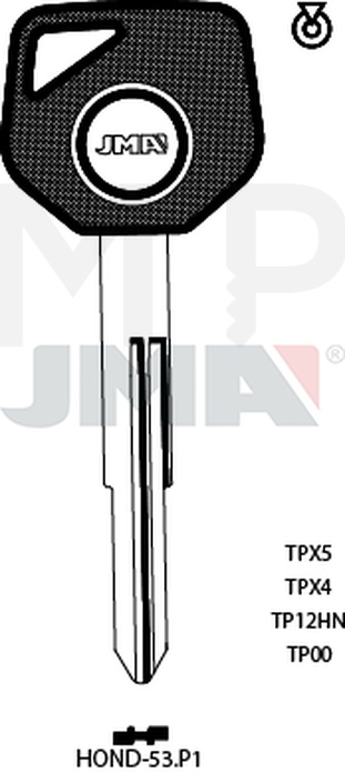 JMA TP00HOND-53.P1 (Silca HON81FP / Errebi T00HD60P)