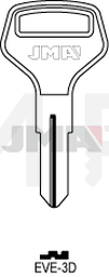 JMA EVE-3D Cilindričan ključ (Silca ED1 / Errebi EVG1)