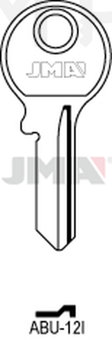 JMA ABU-12I Cilindričan ključ (Silca AB13 / Errebi AU13 )