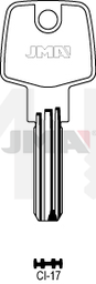 JMA CI-17 Specijalan ključ (Silca CS48 / Errebi AU51, AU55, C21)