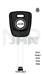 JMA TP00TOYO-44.P (Silca TOY51TE / Errebi T00TY49P)