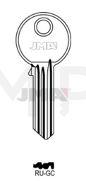 JMA RU-GC Cilindričan ključ (Silca RU8R / Errebi RU52R)