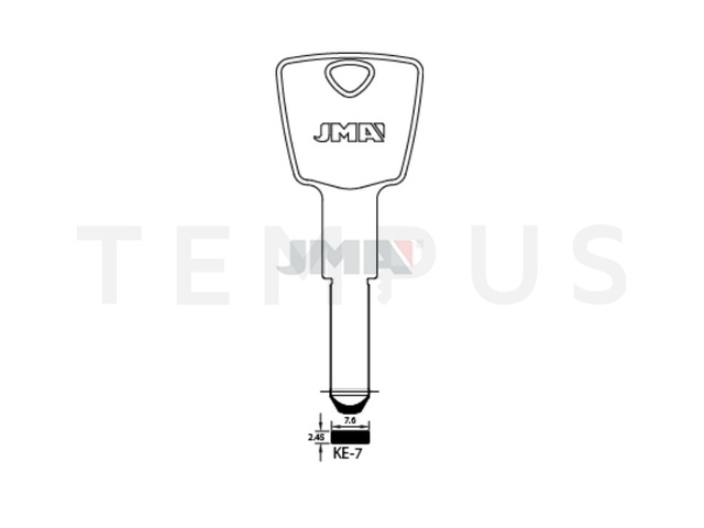 KE-7 Specijalan ključ (Silca KE20 / Errebi KC6) 19212