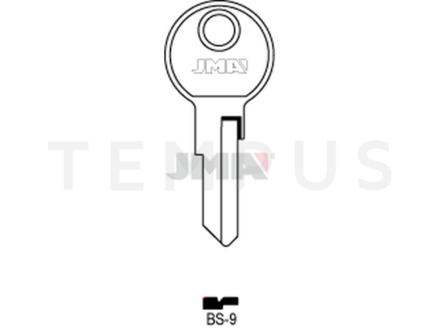 BS-9 (Silca CY14R / Errebi CY64R) 12634