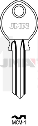 JMA MCM-1 Cilindričan ključ (Silca MC1R / Errebi MD8S)