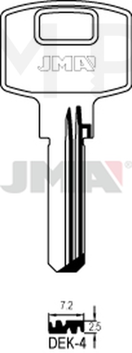 JMA DEK-4 Specijalan ključ (Silca DK1 / Errebi DKB11)