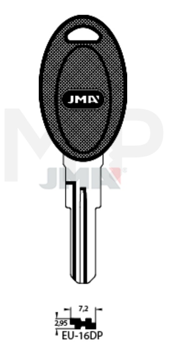 JMA EU-16D.P Specijalan ključ (Silca EU22RP / Errebi EL17RP180)