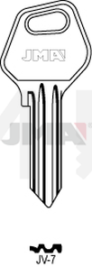 JMA JV-7 Cilindričan ključ (Silca VL5RE / Errebi JV2R)