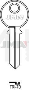 JMA TRI-7D Cilindričan ključ (Silca TL1 / Errebi TR1R)