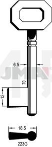 JMA 223G Kasa ključ (Silca 5601 / Errebi 11G65)