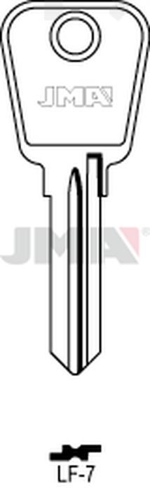 JMA LF-7 Cilindričan ključ (Silca LF19, LF32 / Errebi LF20, LF22)