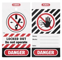 ABUS Lockout Tagout Loto TAG - T150 TAG