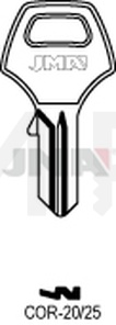JMA COR-20-25 Cilindričan ključ (Silca CB9 / Errebi CO3PD)