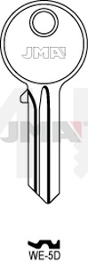 JMA WE-5D Cilindričan ključ (Silca WE2 / Errebi WK4D)