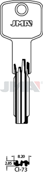 JMA CI-73 Specijalan ključ (Silca CS62 / Errebi C24L)