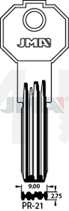JMA PR-21 Specijalan ključ (Silca PF21 / Errebi P16)