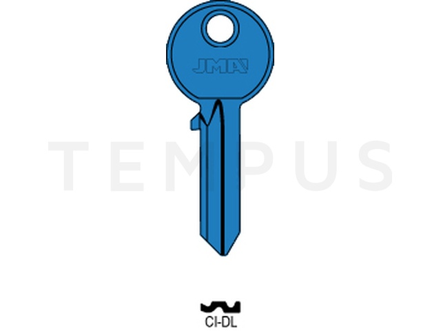 CI-DL AZUL Cilindričan ključ (Silca CS206, AB1, CS206 / Errebi C5D,AU5D, C5D) 14184